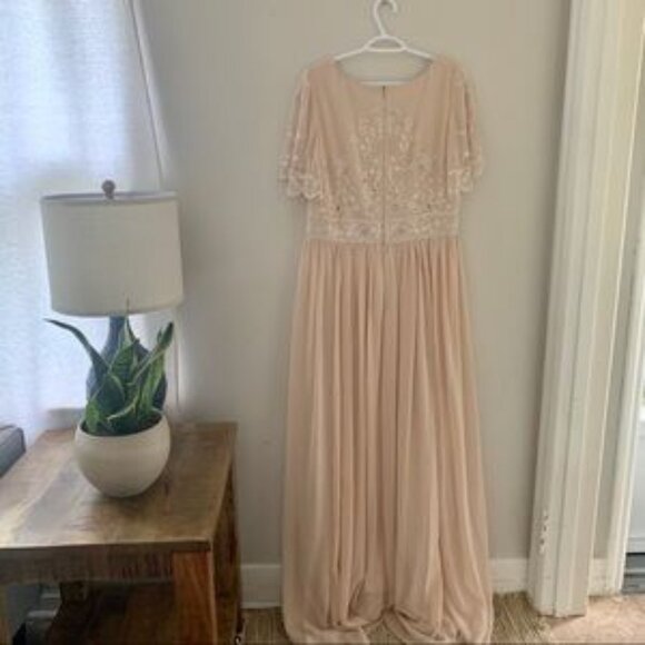 BHLDN Fresna Dress in Blush - Picture 2 of 4